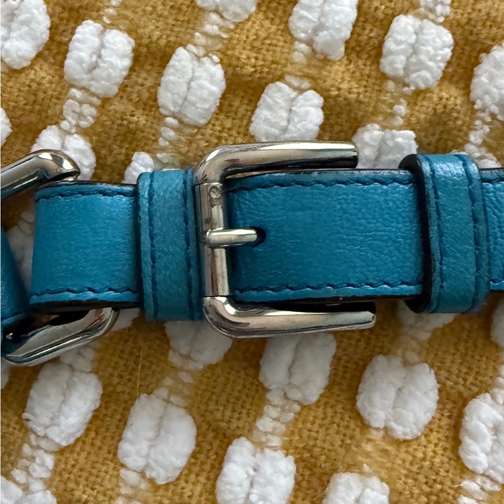 DOLCE & GABBANA Blue Leather Shoulder Bag - Picture 5 of 13